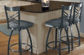 Accessories & Plumbing Fixtures Holland Bar Stool with Gray Chairs