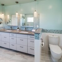 Brown Quartz Bathroom Vanity