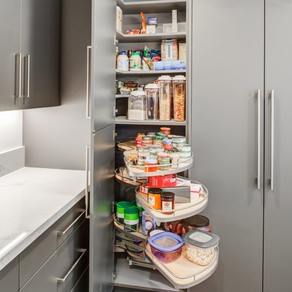 Kitchen Cabinet Storage Solutions Gray